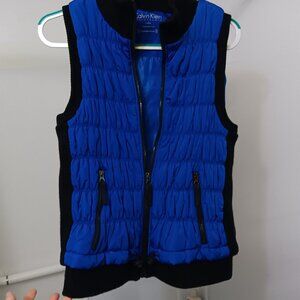 CALIN KLEIN DOWN JACKET VEST BRIGHT BLUE AND WARM XL/L